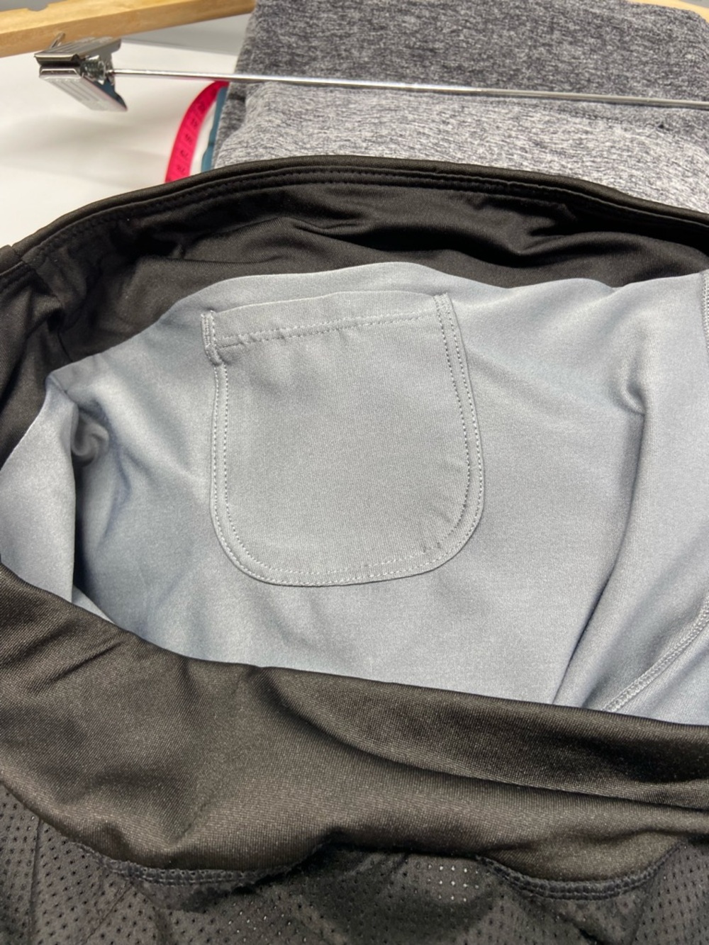 Danskin Now Black and Gray Semi-fitted Athletic Shorts Size Small - Picture 7 of 10